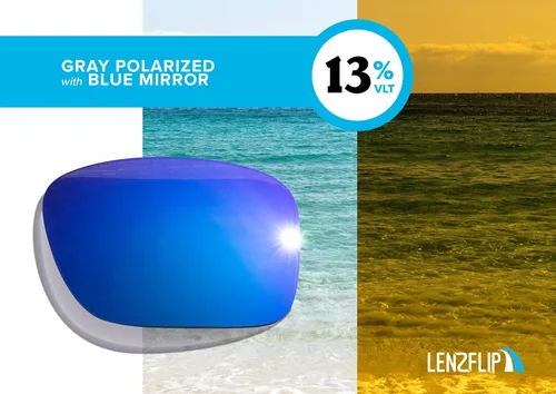 Vista 2 de Lentes de repuesto polarizadas compatibles con gafas de sol Oakley Flak Jacket XLJ, fabricadas en Estados Unidos