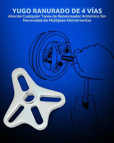 Vista 6 de Kit de extractor de equilibrador armónico de Orion Motor Tech, juego de 49 piezas de herramienta instaladora de extractor de polea de dirección