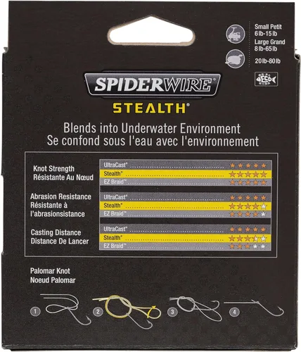 Vista 6 de Spiderwire Stealth Braid 3000 Yardas
