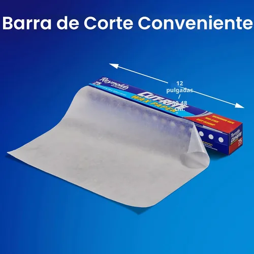 Vista 2 de Papel Encerado Reynolds Cut-Rite, Rollo de 75 Pies Cuadrados
