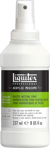 Vista 20 de Diluyente líquido Liquitex profesional en spray para humidificar en paletas, Blanco, 4 onza