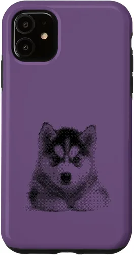Vista 8 de Chic Husky Puppy for Dog Mom and Paw Parents Case for iPhone XR
