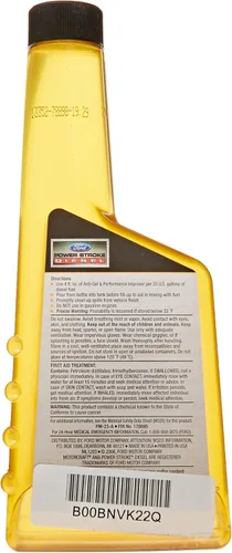 Vista 2 de Ford PM-23-A, líquido antigel y mejorador de rendimiento compatible con ULSD, 20 oz.