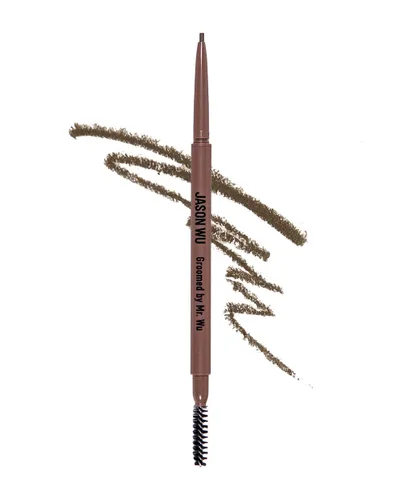 Vista 4 de Jason Wu Beauty Groomed By Mr. Wu Lápiz retráctil para cejas (marrón oscuro)