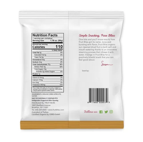 Vista 2 de Albaricoques turcos sin sulfatar – Bocadillos orgánicos de frutas secas de albaricoques – Snacks saludables para aperitivos sobre la marcha