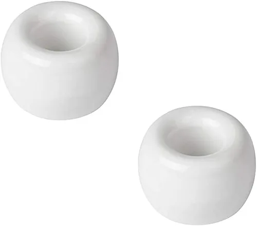 Vista 6 de 2 soportes para cepillos de dientes de cerámica, soporte individual para cepillos de dientes para encimeras de tocador de baño, tocador (negro)