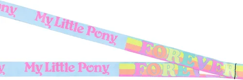 Vista 4 de My Little Pony - Soporte reversible retro para tarjetas de identificación con dije de goma para poni y calcomanía coleccionable