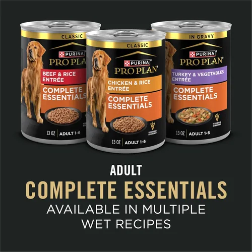 Vista 15 de Purina Pro Plan Complete Essentials - Alimento seco para perros con mezcla triturada de salmón y arroz, fórmula seca con probióticos para perros