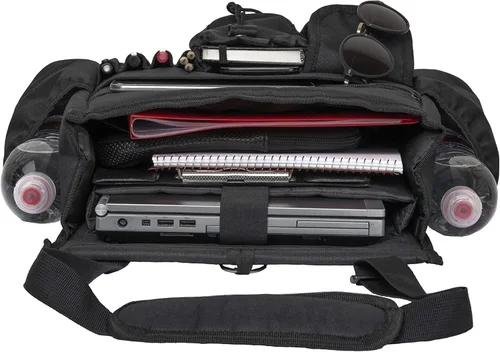 Vista 2 de Tidify Organizador de Asiento Delantero de Coche [2025 ACTUALIZADO] con Almacenamiento Dedicado para Tablet y Laptop, Correas Laterales