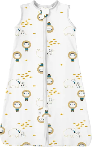 Vista 62 de TotAha Toddler Sleep Sack 2T-4T 0.5 TOG Wearable Blanket Sleeping Bag Safari de África