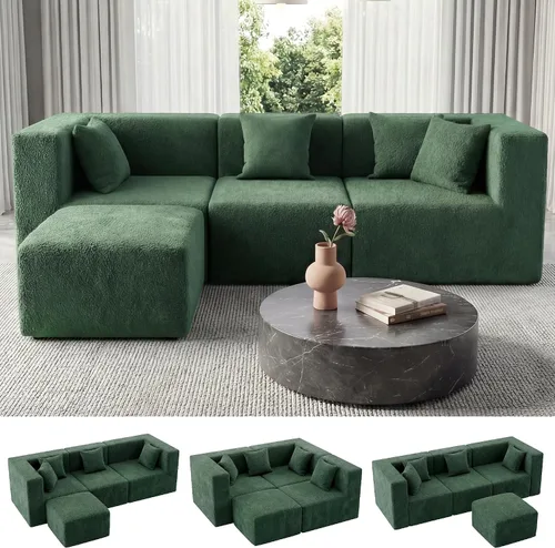 Vista 58 de MONVANE Sofá cama convertible de 55.5 pulgadas, sofá cama 2 en 1 sin hueso con bolsillo de almacenamiento, cómodo sofá de asiento profundo