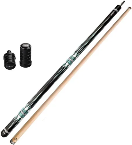 Vista 10 de Eje de arce Carom Cue Stick de 56 pulgadas y 18oz Rojo