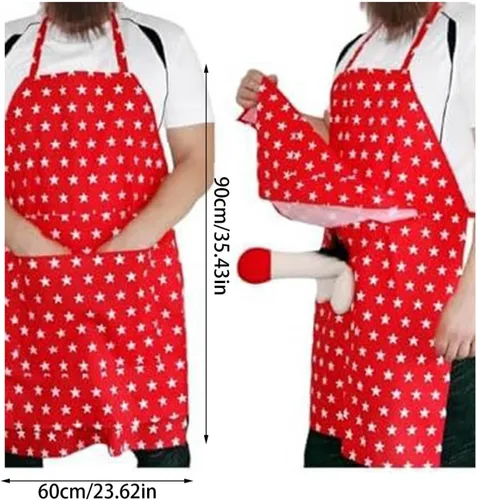 Vista 3 de El último delantal de regalo de broma, divertido delantal con sorpresa oculta, perfecto para fiestas de adultos, diversión de cocina y bromas