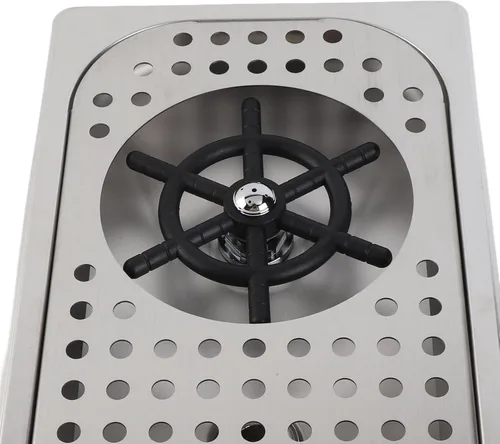 Vista 8 de Glass Rinser, 304 Stainless Steel Automatic Cup Washer for Home Bar Coffee Shop, with Drain Drip Tray