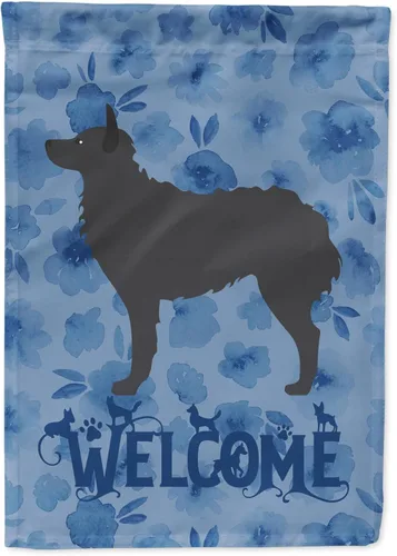 Vista 12 de Caroline's Treasures CK6175GF Affenpinscher - Bandera de bienvenida
