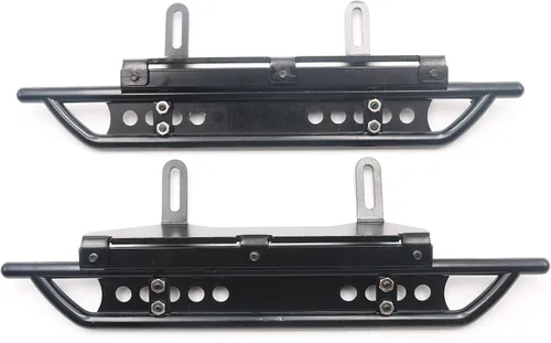 Vista 9 de KYX Estribos laterales de carreras placa de pie para 1/10 RC Crawler Redcat Gen8 Scout II (aluminio)