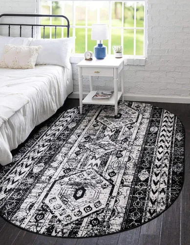 Vista 31 de Unique Loom Portland Collection - Alfombra de área (2 pies 2 pulgadas x 3 pies 1 pulgada, rectangular, marfil / gris)