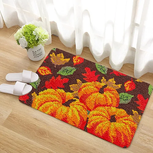 Vista 9 de kingsea Kits de ganchos de pestillo para adultos, kits de ganchos de alfombra impresa en color para adolescentes, manualidades de aguja para Oso