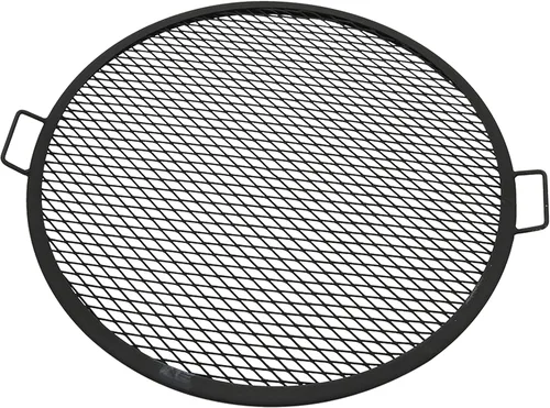 Vista 14 de Sunnydaze X-Marks Parrilla de cocción para fogata– varios tamaños disponibles., 22 pulgadas, Negro