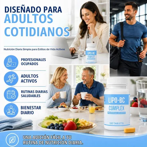 Vista 9 de Legere Lipo-BC B-Complex Pastillas Lipotrópicas, 120 Tabletas
