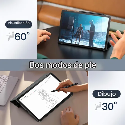 Vista 6 de JETech Funda para Samsung Galaxy Tab S9 11", color negro