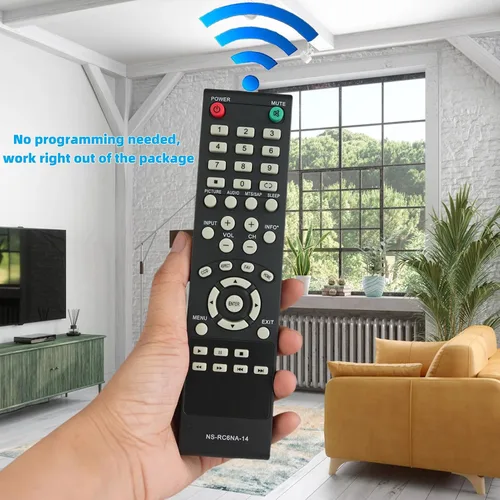 Vista 2 de Mando a Distancia de Repuesto Compatible con Insignia TV NS-24E40SNA14 NS-32D20SNA14 24" LED Televisión