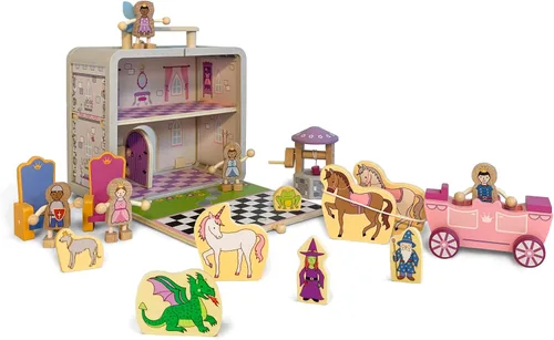 Vista 12 de Jack Rabbit Creations Juego de maletas de corral - Juego de 16 piezas
