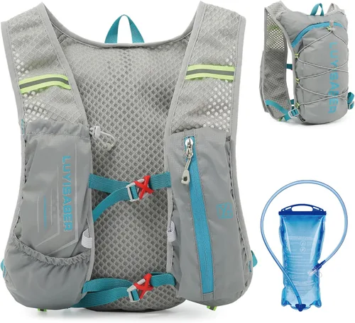 Vista 10 de TRIWONDER Mochila de hidratación para correr, chaleco de agua ligero para hombres y mujeres, paquete de agua de hidratación para ciclismo, correr