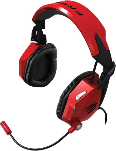 Vista 4 de Mad Catz FREQ5 - Auriculares estéreo para juegos para PC y Mac color rojo
