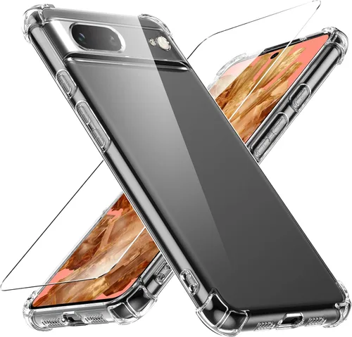 Vista 11 de Funda para teléfono Google Pixel 3, con 1 protector de pantalla, TPU a prueba de golpes de silicona a prueba de golpes para Google Pixel 3