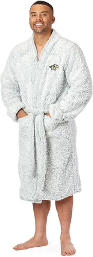 Vista 6 de Northwest NHL Sherpa Bath Robe, Large/X-Large