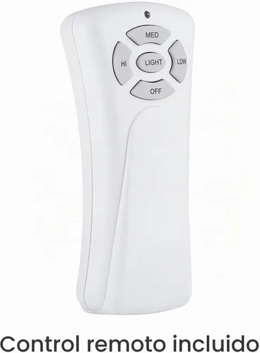 Vista 5 de Casa Vieja Ventilador de techo Capri de níquel cepillado con luz de 52 pulgadas