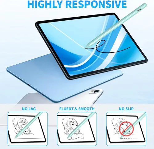 Vista 4 de Lápiz óptico para pantallas táctiles (paquete de 2), lápiz capacitivo universal para teléfonos/tabletas/pantalla táctil