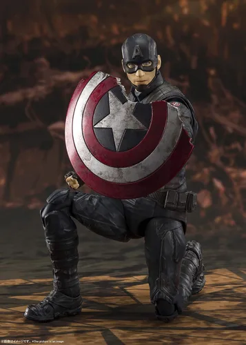 Vista 4 de TAMASHII NATIONS - Avengers: Endgame - Capitán América - Edición de batalla final -, Figura de acción de Bandai Spirits S.H. Figuarts