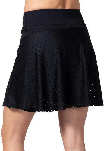 Vista 3 de Terry Rebel Bike Skort, Women's Perforated Performance Skirt with Attached Padded Compression Short