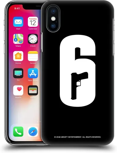 Vista 8 de Head Case Designs Carcasa rígida con logotipo de ataque de Tom Clancy's Rainbow Six Siege Attack compatible con Apple iPhone X/iPhone Xs