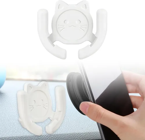 Vista 14 de Soporte multisuperficie para automóvil, paquete de 2 unidades compatible con soportes Popsocket, accesorios de soporte de dispositivos manos libres