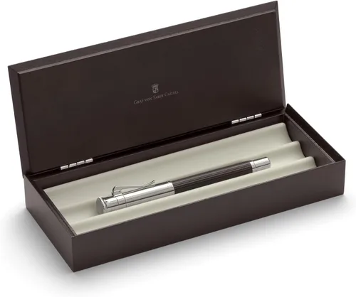 Vista 5 de Graf von Faber-Castell Bolígrafo Rollerball Clásico Chapado en Platino - Granadilla