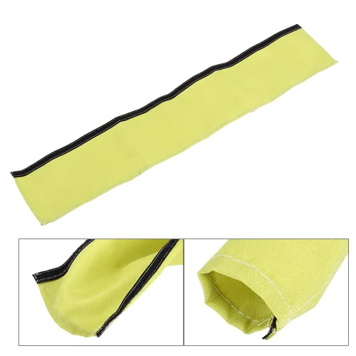 Vista 5 de Funda para manija de barra de parachoques, 28.7 x 5.5 pulgadas, funda de manillar de tela para cochecito, funda de manillar de tela a prueba
