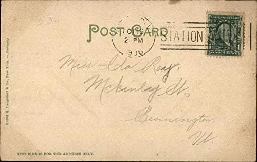 Vista 2 de The Bardwell House Rutland, Vermont VT Original Antique Postcard 1906