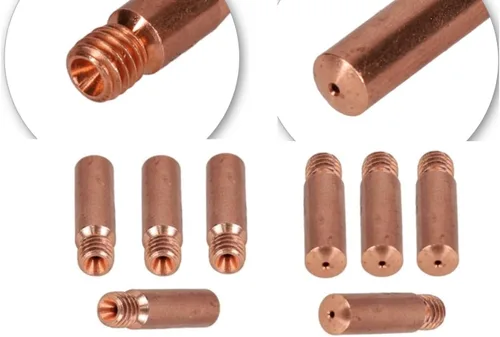 Vista 2 de 1123 Mig Puntas de contacto de soldadura 0.023 pulgadas para Tweco 1, Mini MIG y Lincoln Magnum 100L Pistolas de soldadura MIG 11-23 (paquete de 25)