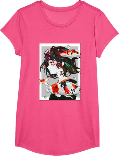 Vista 17 de Camiseta de anime anime japonés estético Otaku Negro