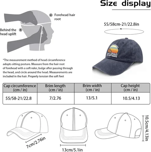 Vista 3 de devor Baseball Cap Respect The Capybaras Funny Capibaras Baseball Cap, Graphic Caps for Men