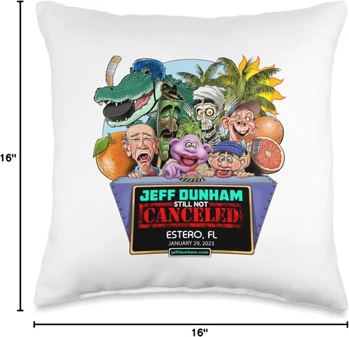 Vista 4 de JEFF DUNHAM Estero, FL (2023) - Almohada de 16 x 16 pulgadas, multicolor