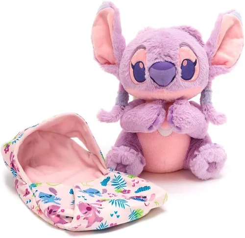 Vista 3 de Disney Store Colección Unisex para Niños Bebés: Peluche de Ángel en Pañal con Características Detalladas de Felpa - Juguete Suave Oficial - Animales