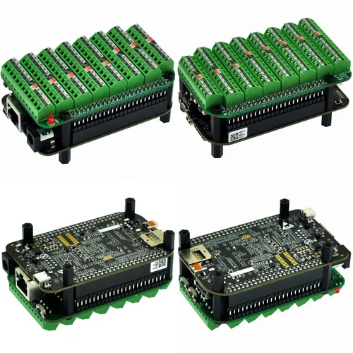 Vista 8 de Módulo de placa de ruptura de bloque de terminales de tornillo para BeagleBone Black.