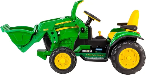 Vista 3 de Juguete Peg Perego camión de carga para tierra John Deere, color verde