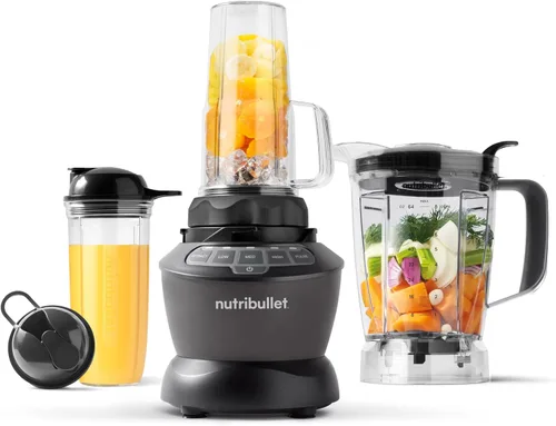 Vista 3 de NutriBullet ZNBF30400Z Batidora 1200 Watts, 1200W, Gris Oscuro