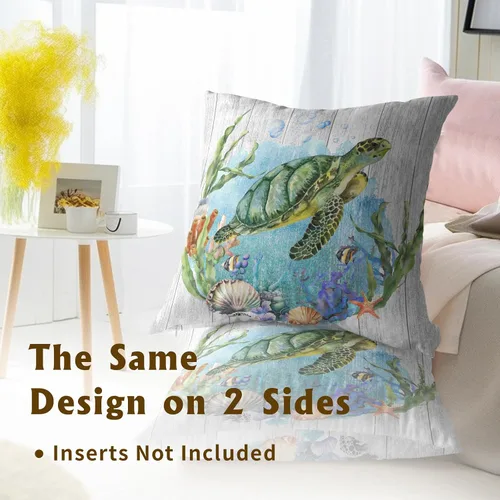 Vista 109 de Giwawa Juego de 2 fundas de almohada decorativas con diseño floral de girasol de 16 x 16 pulgadas, fundas de cojín decorativas para el hogar, sofá