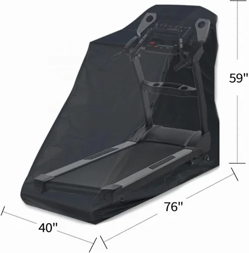 Vista 2 de Cubierta grande impermeable para caminadora al aire libre, no plegable, a prueba de polvo